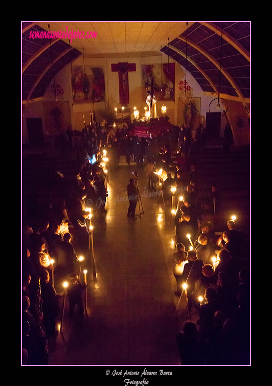 Traslado de vuelta de Nuestro Padre Jesús de la Salud de la Santa Iglesia Catedral con motivo de la erección canónica como Hermandad de Penitencia (12 de enero de 2013)