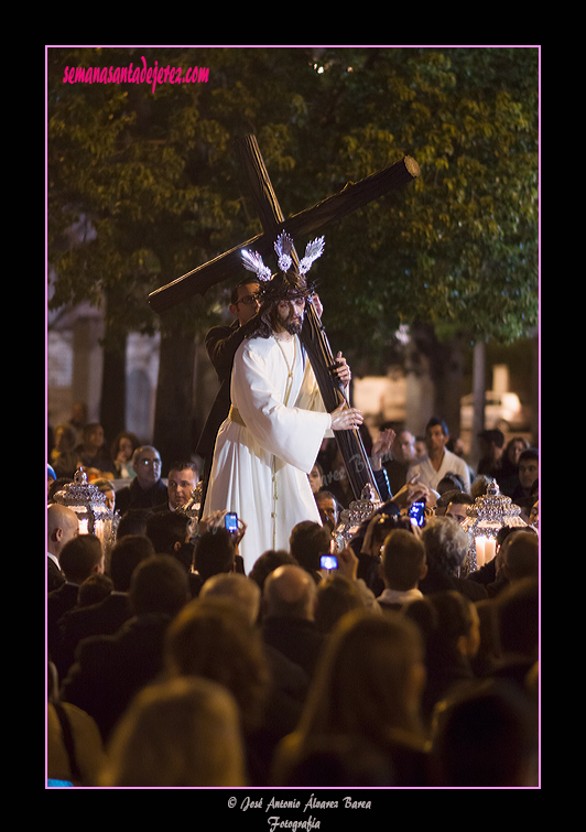 Traslado de Nuestro Padre Jesús de la Salud a la Santa Iglesia Catedral con motivo de la erección canónica como Hermandad de Penitencia (11 de enero de 2013)