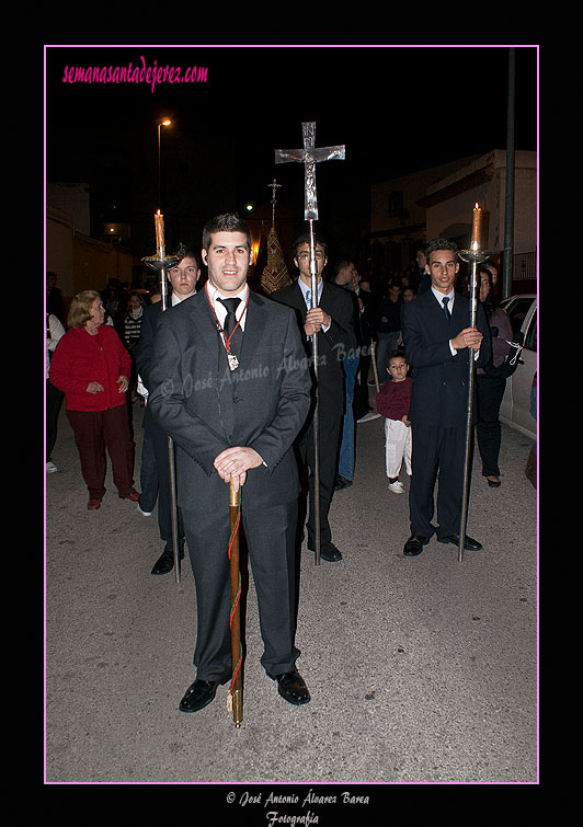 Cruz de guía de la Agrupación Parroquial de Nuestro Padre Jesús de la Salud