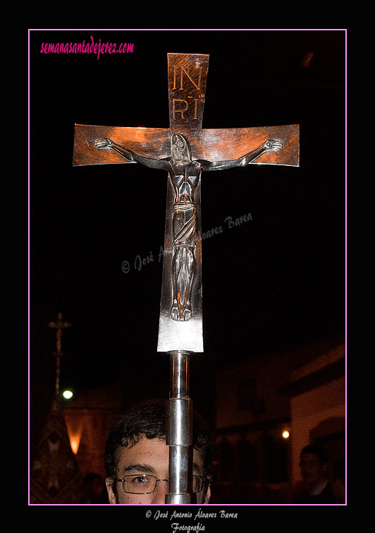 Cruz de guía de la Agrupación Parroquial de Nuestro Padre Jesús de la Salud