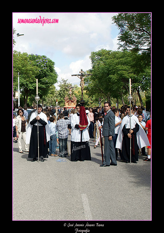 Cruz de guía de la procesión del Santísimo Cristo de la Sed