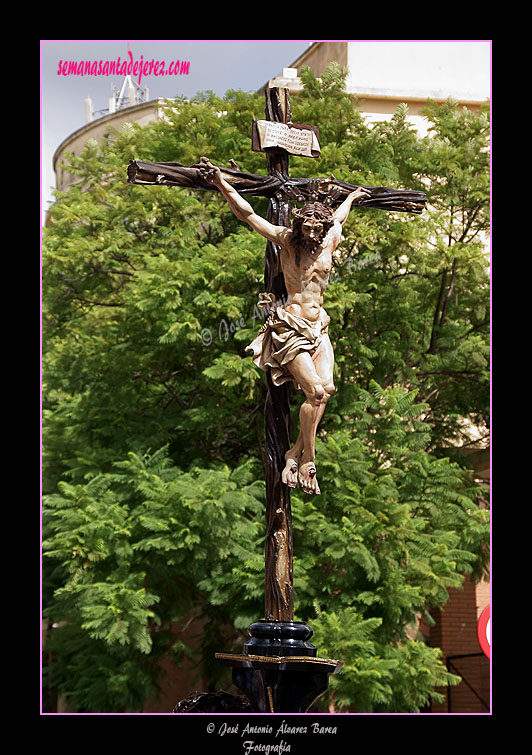 Cruz de guía de la procesión del Santísimo Cristo de la Sed