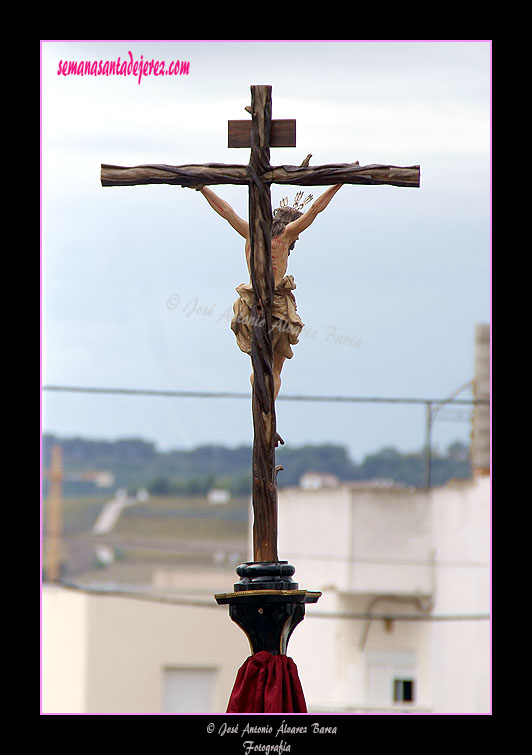 Cruz de guía de la procesión del Santísimo Cristo de la Sed