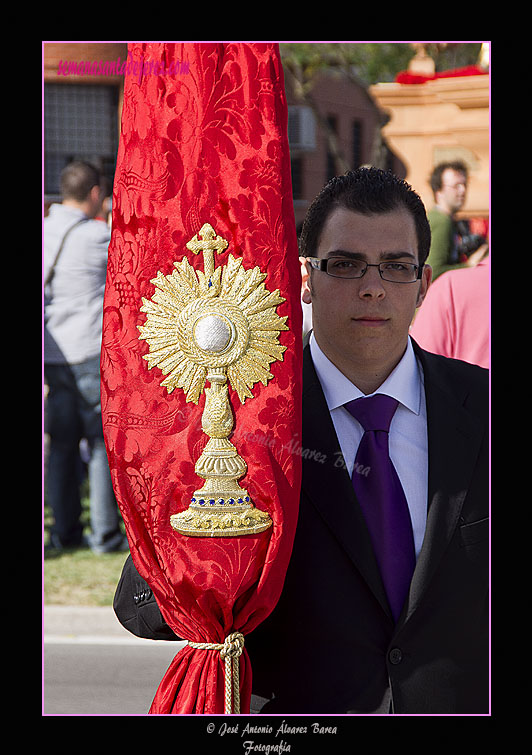 Bandera Sacramental de la Agrupación Parroquial del Santísimo Cristo de la Sed