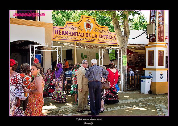 Caseta de la Hermandad de la Entrega. Feria del Caballo 2012