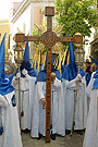 Cruz de Guía de la Hermandad de Cristo Rey en su Entrada Triunfal en Jerusalén
