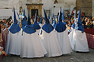 Presidencia del Paso de Misterio de la Hermandad de Cristo Rey en su Triunfal Entrada en Jerusalén