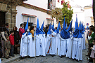 Presidencia del Banderín del Colegio Buen Pastor - La Salle de la Hermandad de Cristo Rey en su Triunfal Entrada en Jerusalén