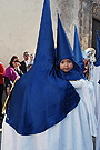 Nazarenos de la Hermandad de Cristo Rey en su Triunfal Entrada en Jerusalén