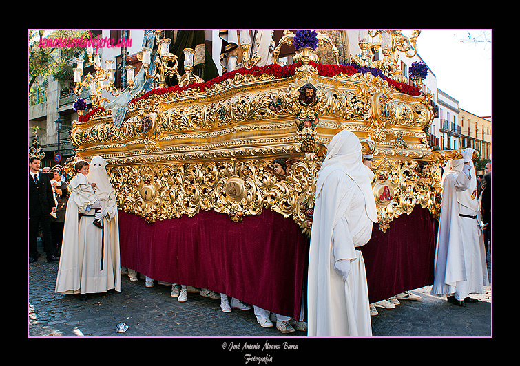 Frontal del Paso de Misterio de Nuestro Padre Jesús del Consuelo en el Desprecio de Herodes