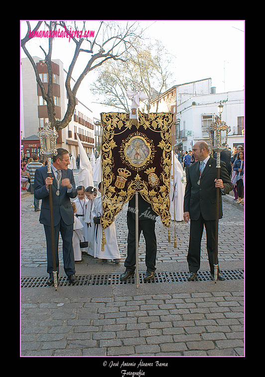 Presidencia del Estandarte de la Virgen de la Merced en la Hermandad del Transporte