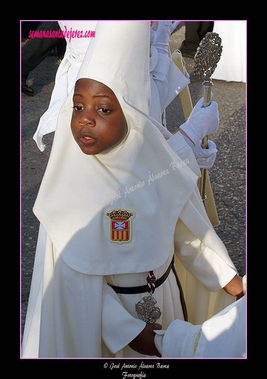 Pequeño nazareno de la Hermandad del Transporte