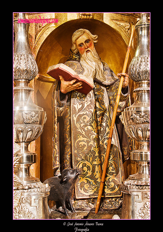 San Antonio Abad (Altar Mayor de la Basílica de Nuestra Señora de la Merced Coronada)