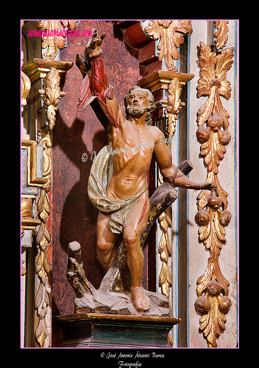 San Bartolomé (Altar de San Serapio de la Basílica de Nuestra Señora de la Merced Coronada)