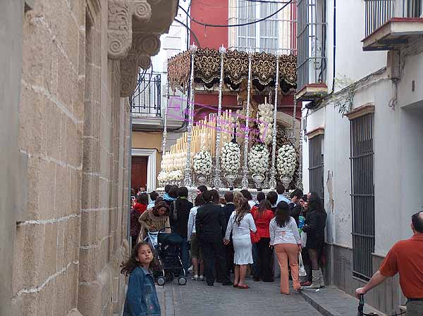 Paso de Palio de María Santísima de la Paz en su Mayor Aflicción