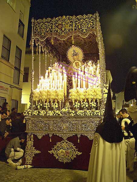 Paso de Palio de María Santísima de la Paz en su Mayor Aflicción