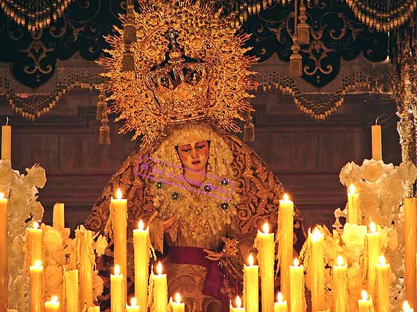 Paso de Palio de María Santísima de la Paz en su Mayor Aflicción