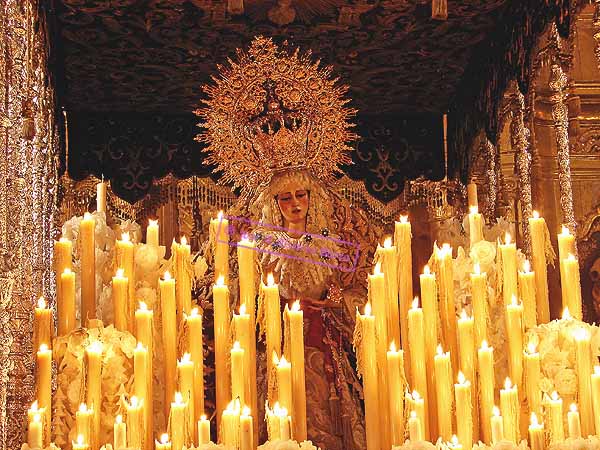 Paso de Palio de María Santísima de la Paz en su Mayor Aflicción