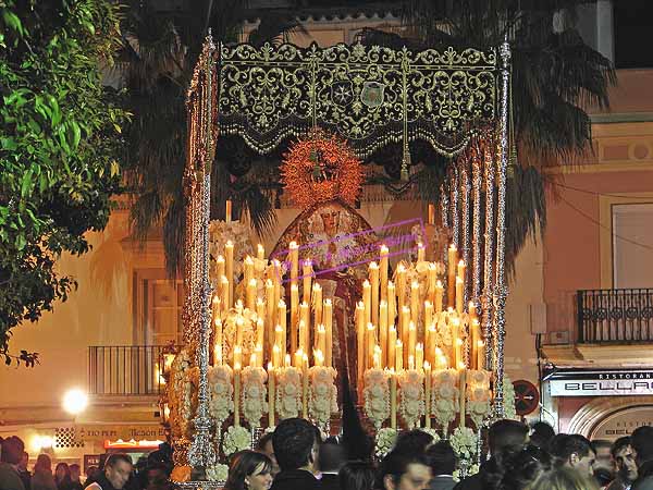 Paso de Palio de María Santísima de la Paz en su Mayor Aflicción