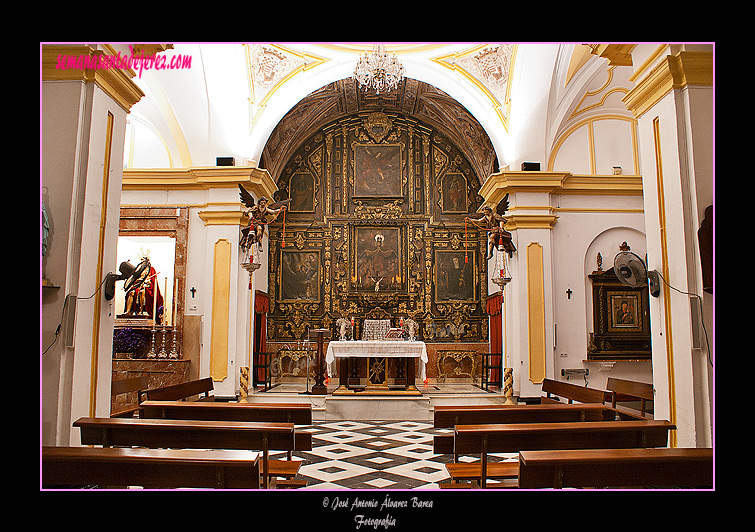 Interior de la Capilla de los Desamparados