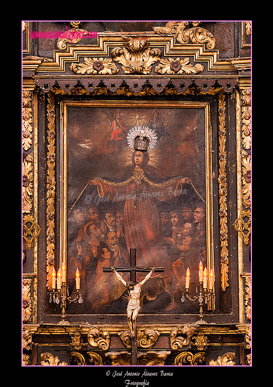 Pintura de la Virgen de los Desamparados (Altar Mayor de la Capilla de los Desamparados)