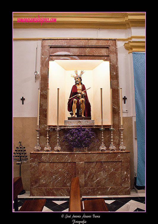 Altar del Santisimo Cristo de la Coronación de Espinas en la Capilla de los Desamparados