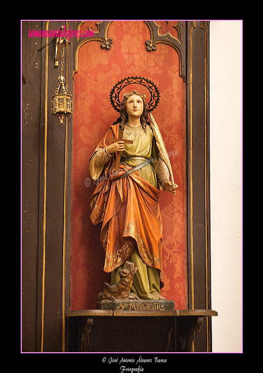 Santa Margarita (Retablo de San José en la Capilla de los Desamparados)