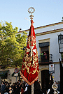 Banderín de San Juan Bautista de la Hermandad de la Coronación de Espinas