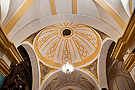 Bóvedas y cúpula de la Capilla de los Desamparados