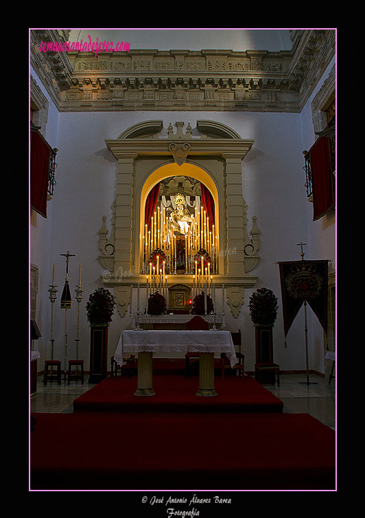 Altar de Cultos de la Hermandad de Nuestra Señora de las Angustias 2011