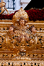 Detalle de canastilla del Paso de Misterio de Nuestra Señora de las Angustias