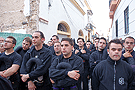 Costaleros de la Hermandad de las Angustias