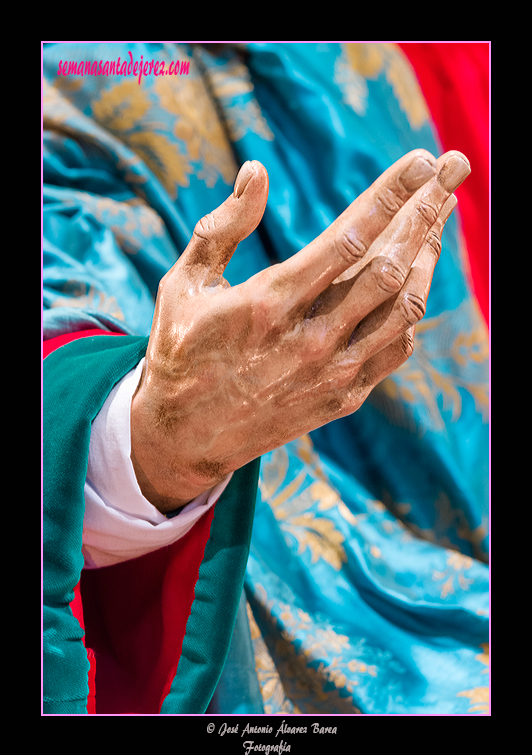 Mano derecha de San Andrés (Paso de Misterio de la Sagrada Cena)