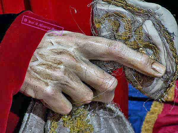 Mano derecha de Judas Iscariote (Paso de Misterio de la Sagrada Cena)