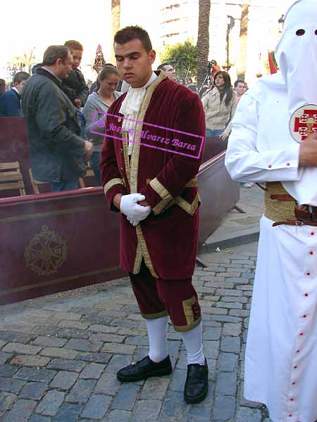 Servidor del Paso de Misterio de la Hermandad de la Sagrada Cena