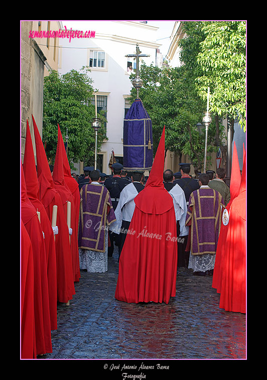 Cruz Parroquial con manguilla de la Hermandad de la Sagrada Cena