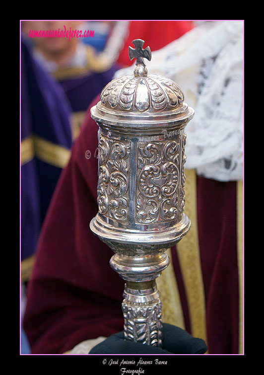 Pértiga del Pertiguero del Cuerpo de Acólitos del Paso de Palio de la Hermandad de la Sagrada Cena