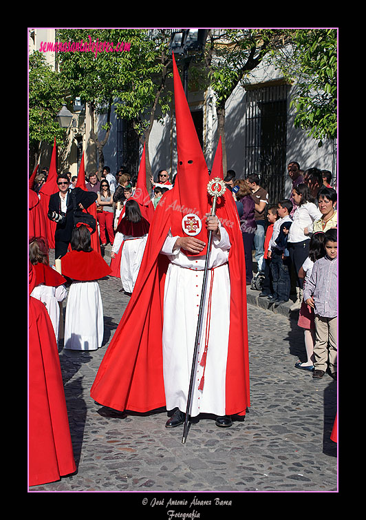 Nazareno de la Hermandad de la Sagrada Cena