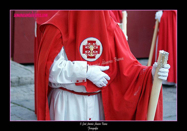 Nazareno de la Hermandad de la Sagrada Cena