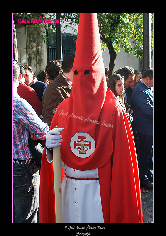 Nazareno de la Hermandad de la Sagrada Cena