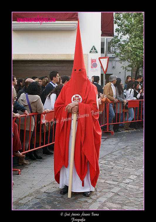 Nazareno de la Hermandad de la Sagrada Cena