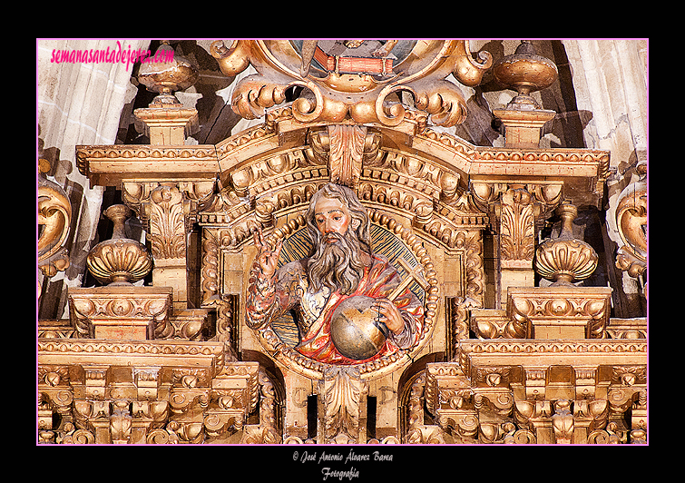 Dios Padre (Ático del Retablo del Altar Mayor de laIglesia Parroquial de San Marcos)