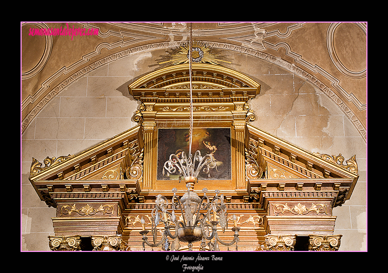 Ático del Retablo de Santa María de la Paz (Iglesia de San Marcos)