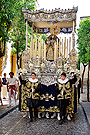 Traslado del paso de palio de Santa Maria de la Paz y Concordia en sus Misterios Gloriosos para la procesión del Corpus Christi (10 de junio de 2012)