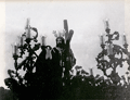 El Nazareno de la Plata y la Verónica, de cuando las dos imágenes eran de Castillo Lastrucci. En el año 1958 hizo su primera "salida" (Foto: Diego Romero)