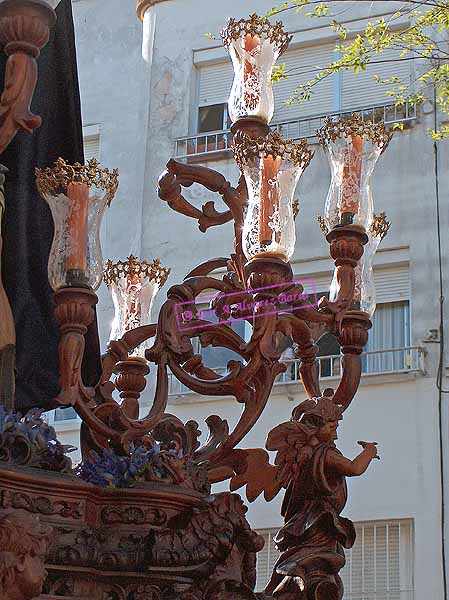 Candelabro del paso de Nuestro Padre Jesús de las Misericordias