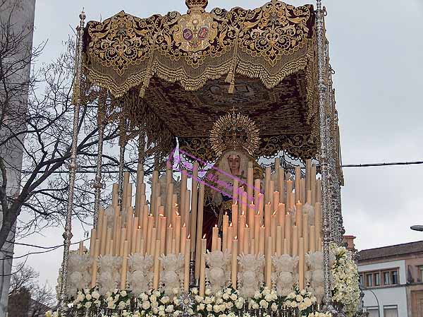 Paso de María Santísima de la Candelaria