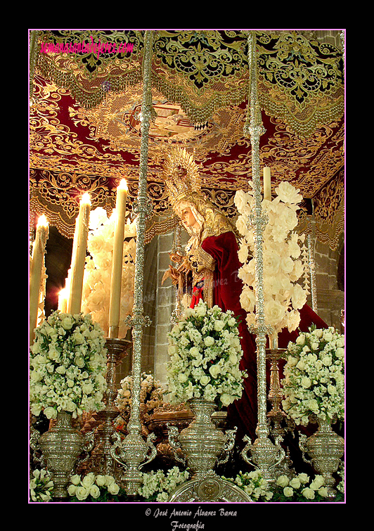 Paso de Palio de María Santísima de la Candelaria