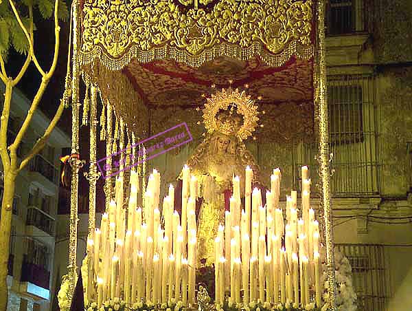 Paso de palio de Nuestra Señora del Socorro