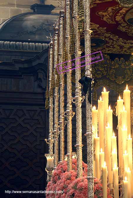 Restauración de los varales del Paso de Palio de Nuestra Señora del Socorro